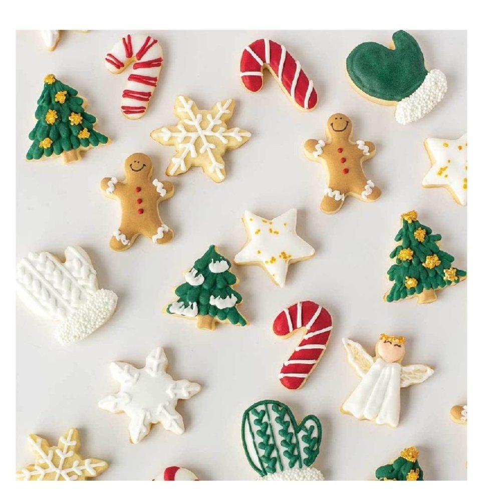 🎁 Sheffield Home 10 Piece Cookie Cutters Christmas Shapes Set